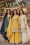 Veena By Mrudangi Chinon Best Readymade Palzzo Suits Wholesale Shop In Surat
